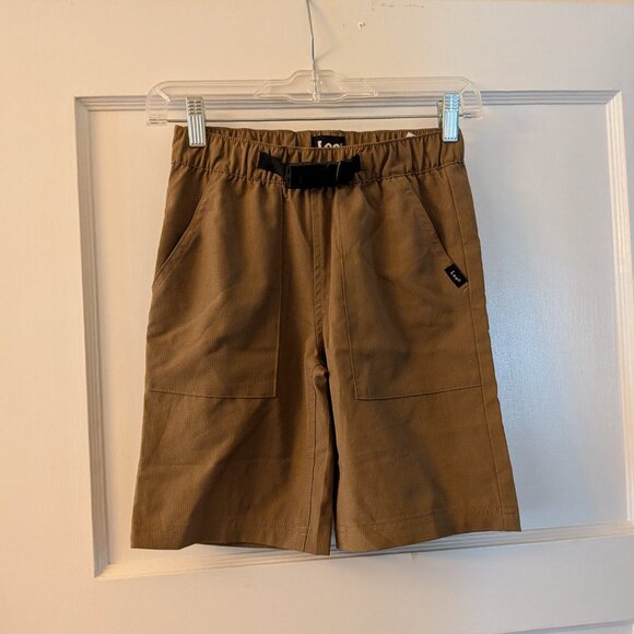 Lee Khaki Brown Boys Shorts S - Picture 1 of 3
